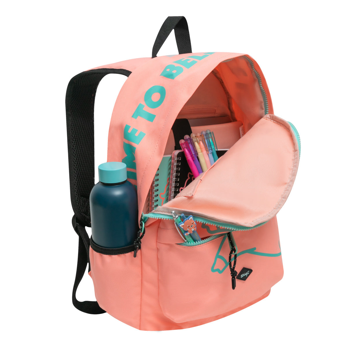 Pink backpack Unicorn - Time to believe in you