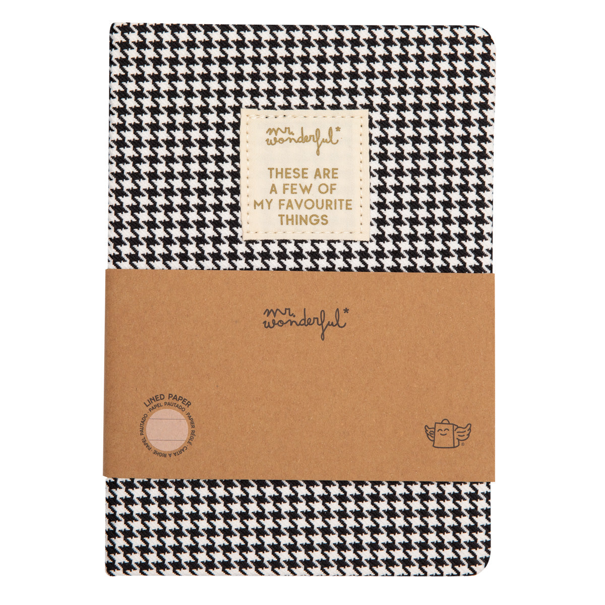 A5 notebook fabric - These are a few of my favourite things.