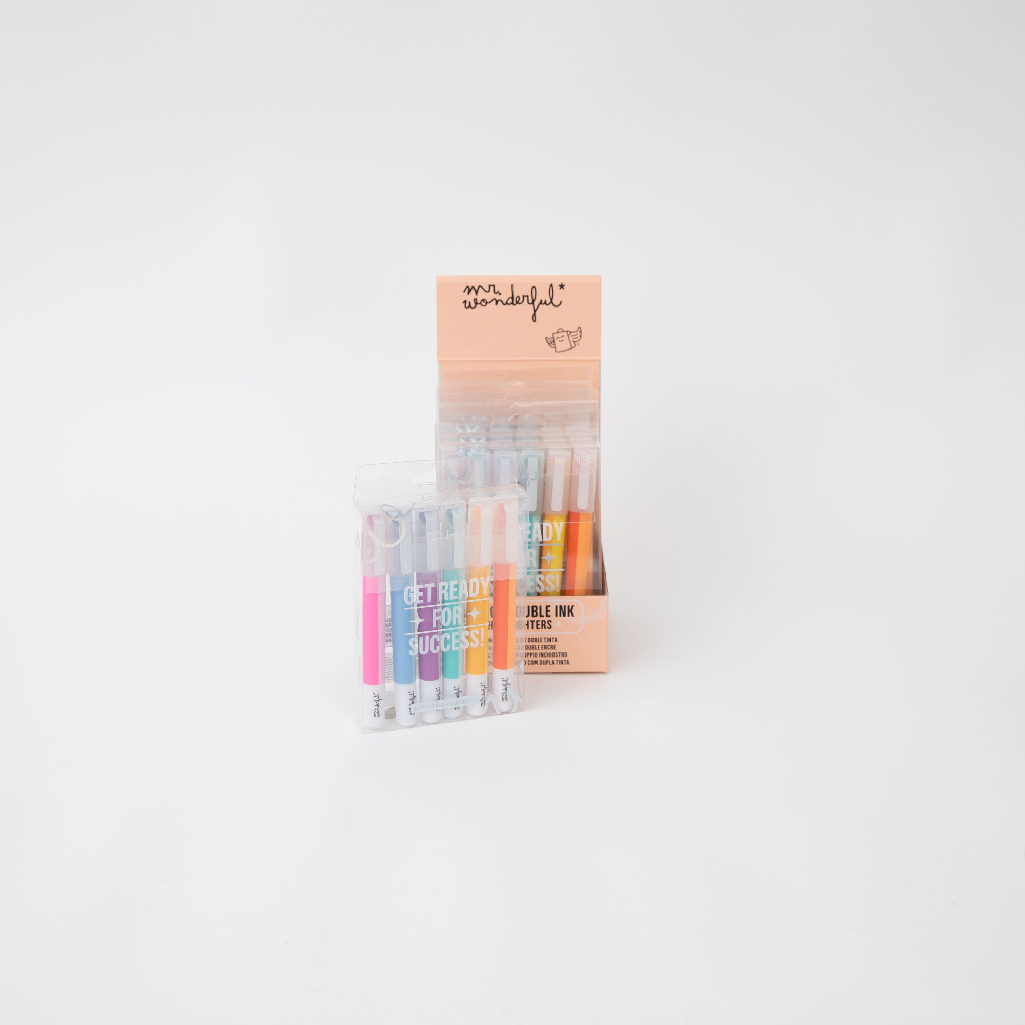 Set de subrayadores de tinta doble – Para ideas que brillan con luz propia