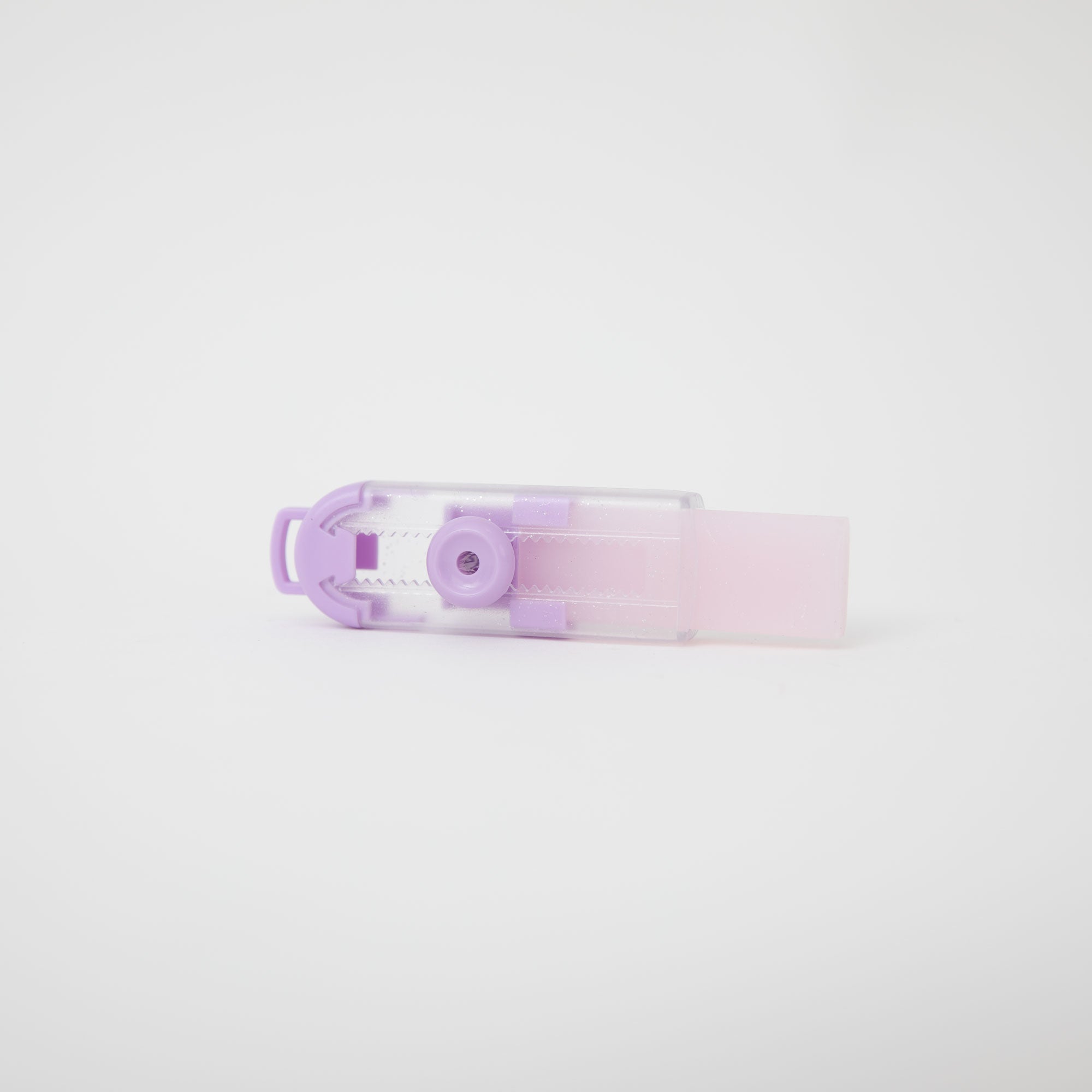 Goma de borrar con dosificador de ruedita - Lilac Glitter