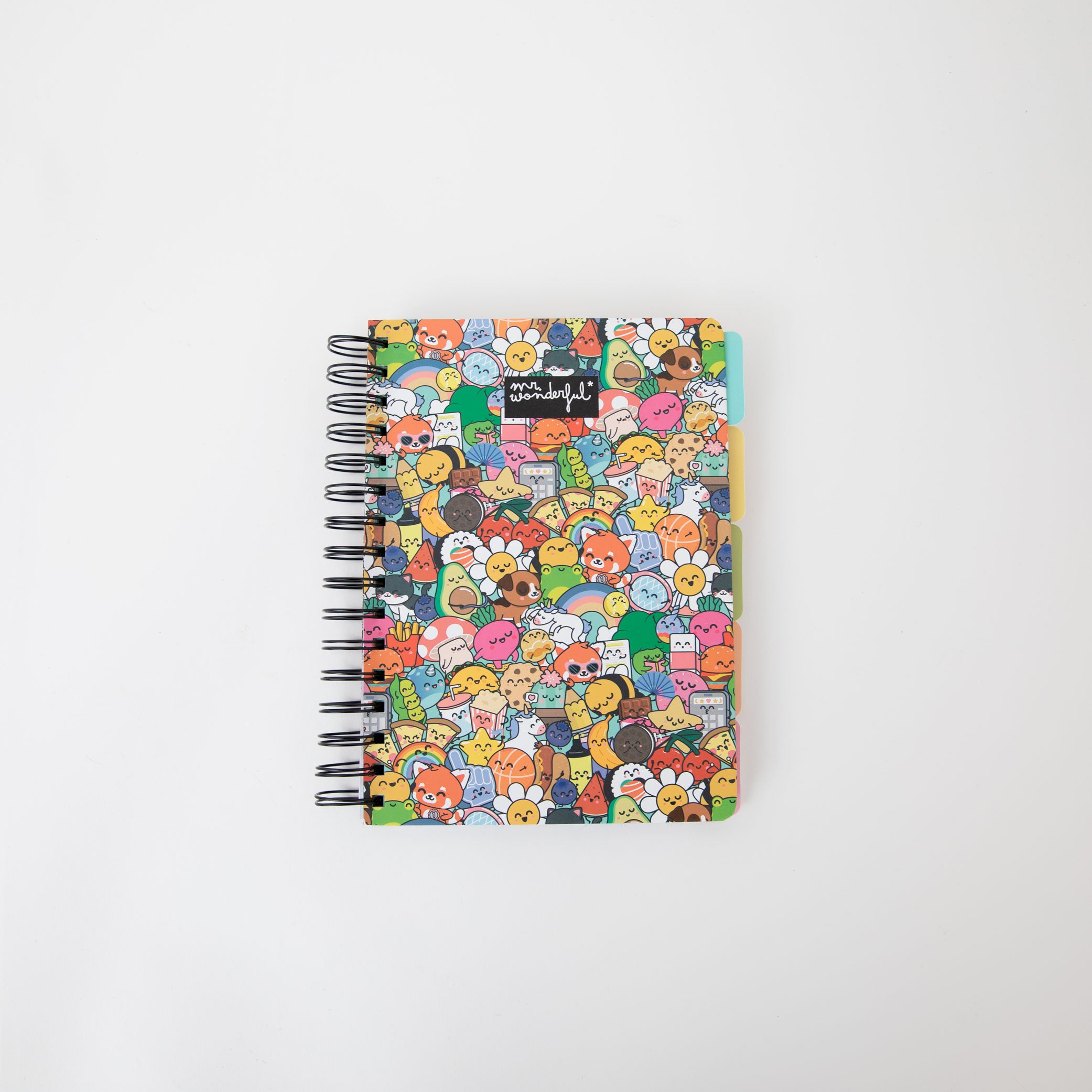 Cuaderno A5 con divisiones - Personajes Wonder