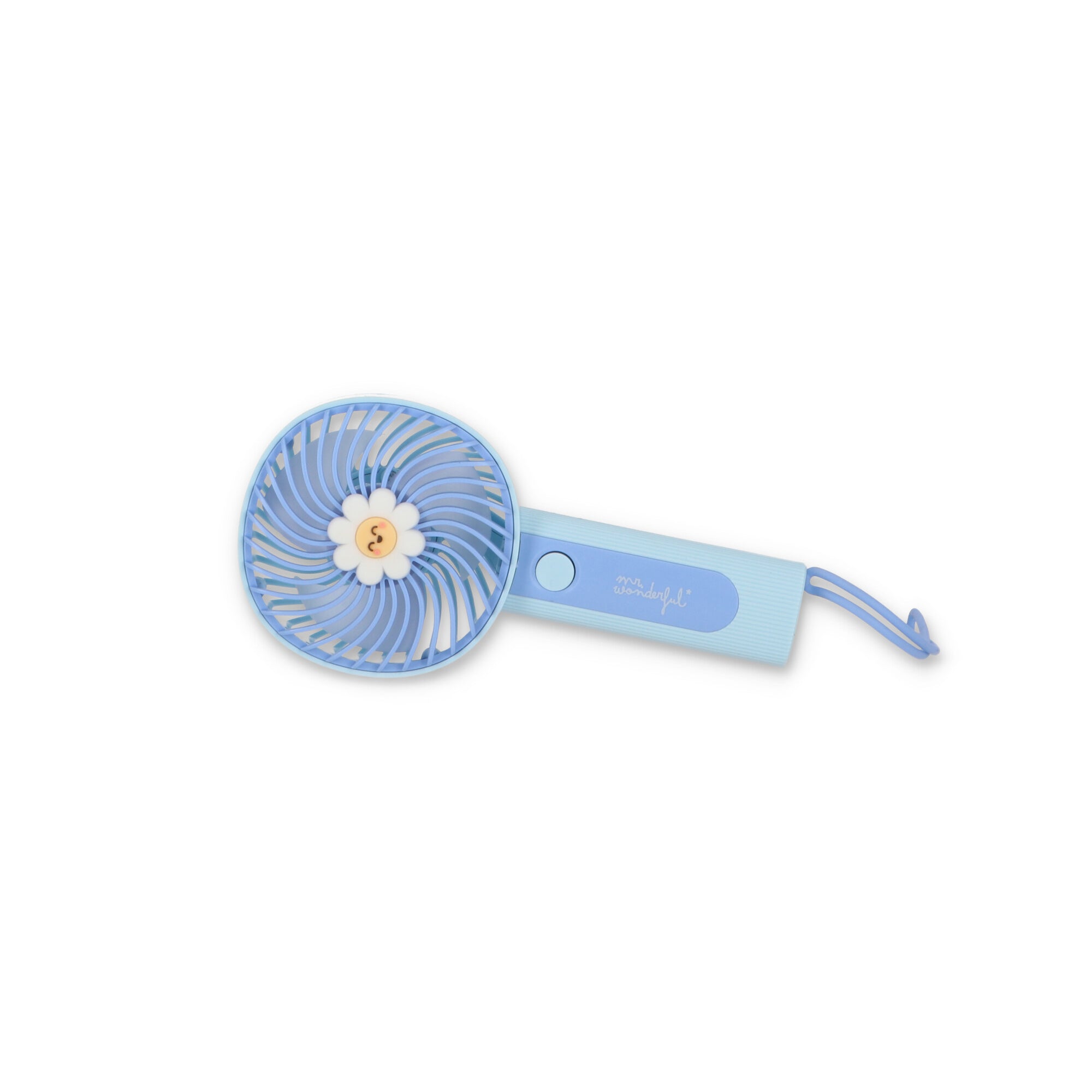 Ventilador de mano - Blue daisy