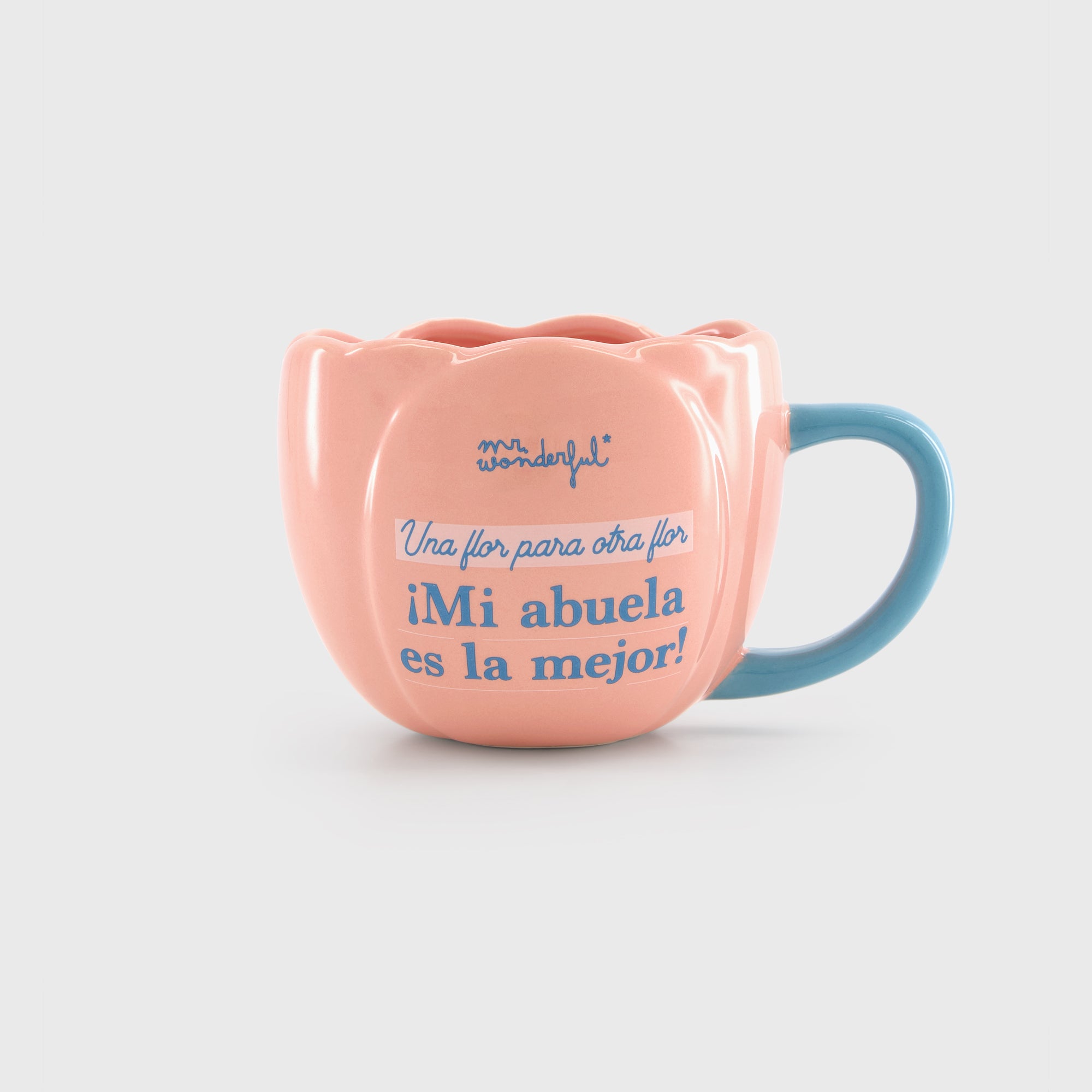 Taza - Una flor para otra flor. ¡Mi abuela es la mejor!