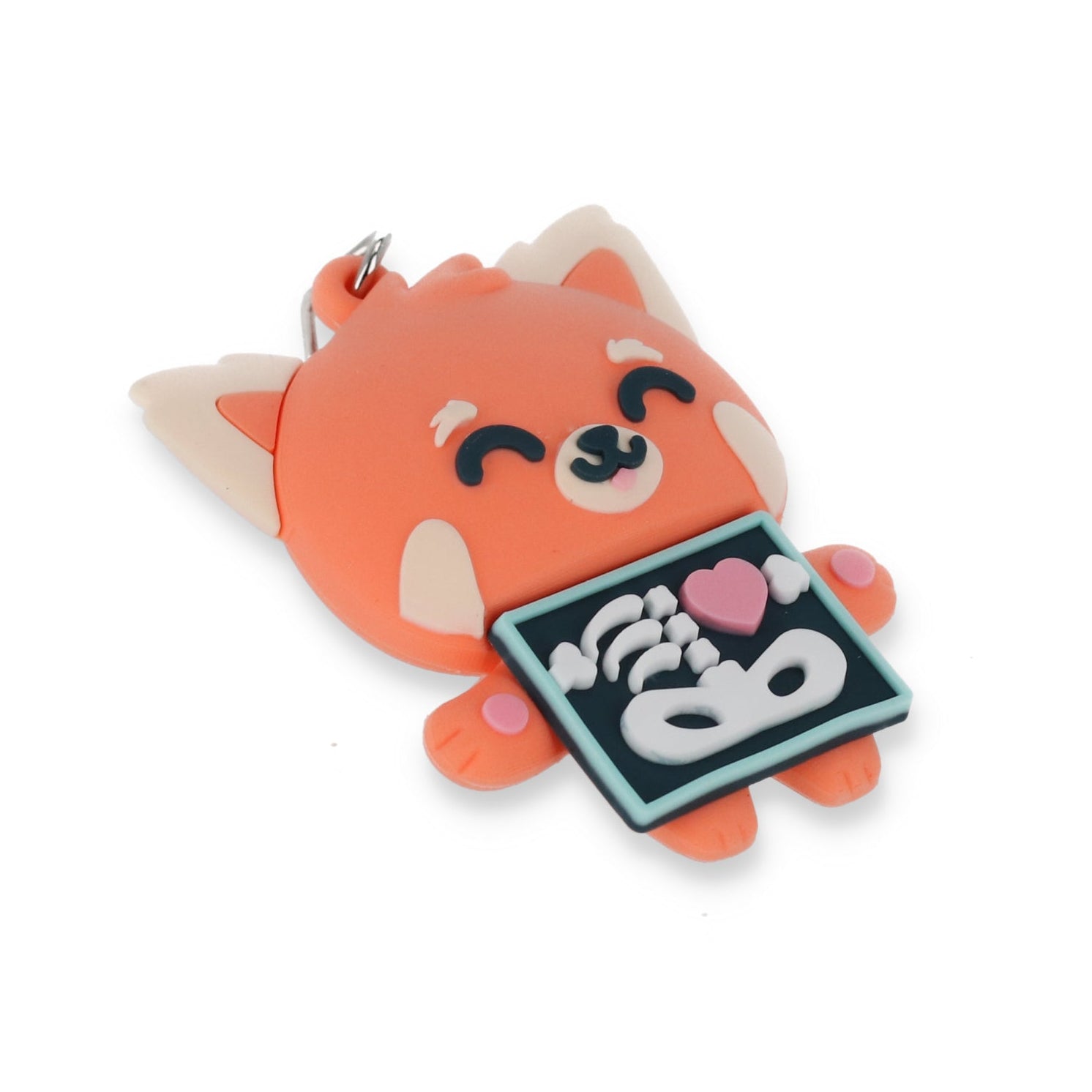 Porta-chaves - Porta-chaves - Panda vermelho com raio X