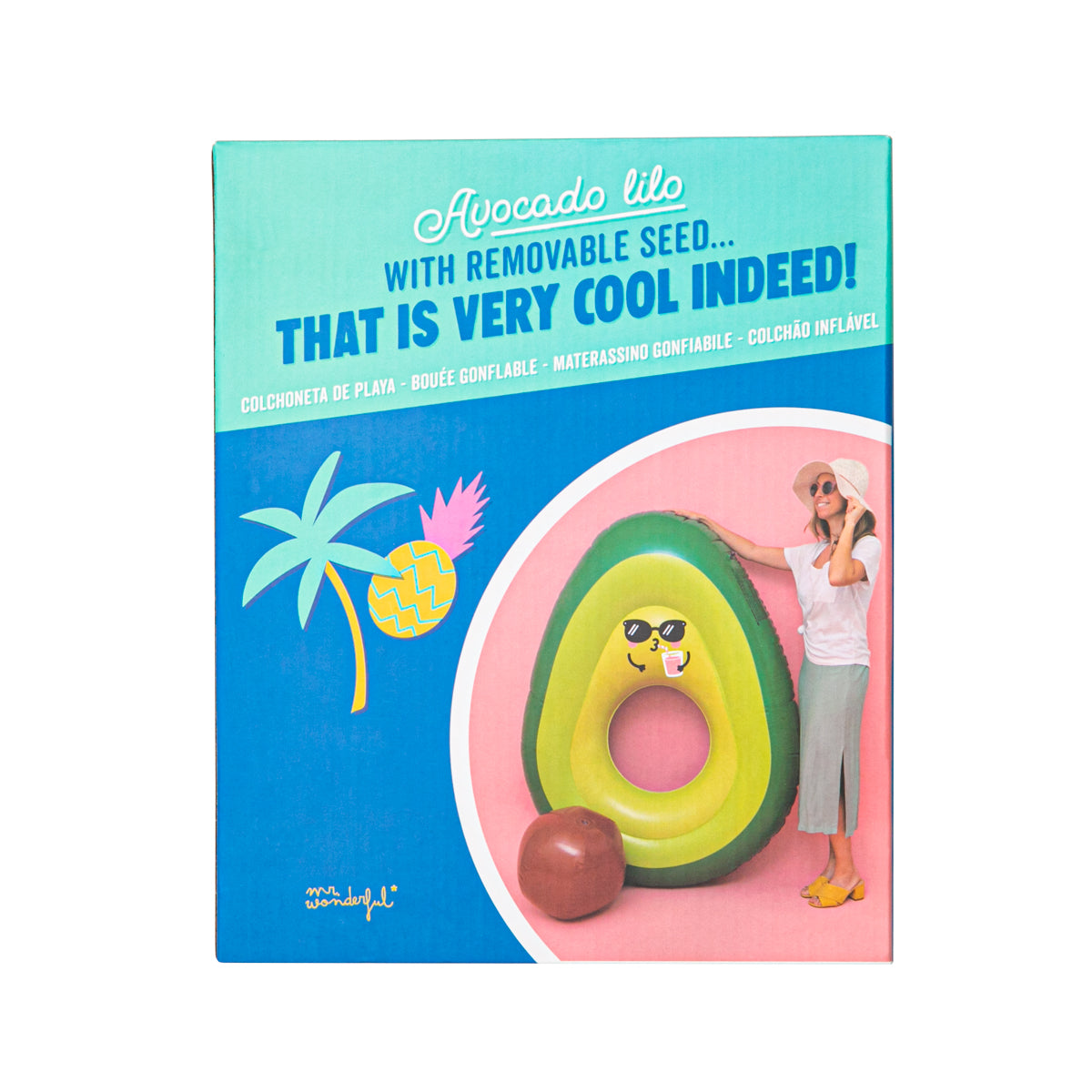 Beach lilo - Avocado