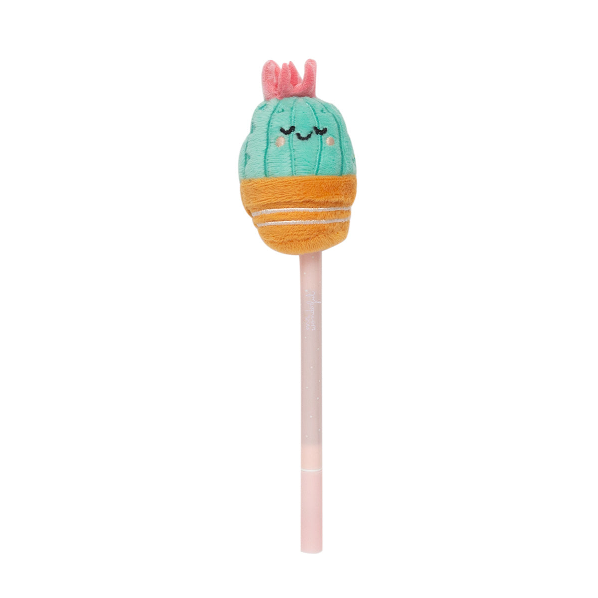 Pen with plush character - Cactus