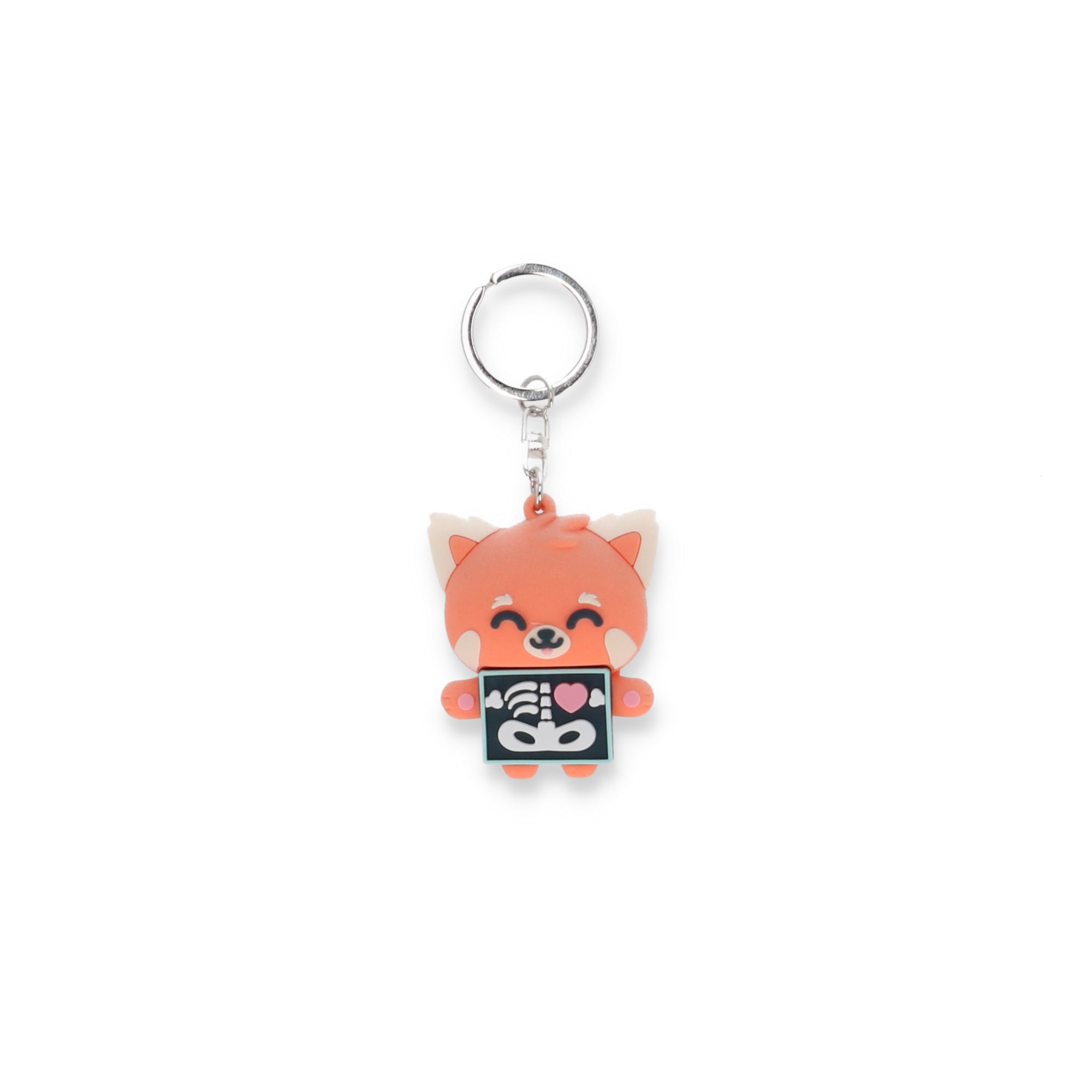 Llavero - Keyring - Red panda with X-ray