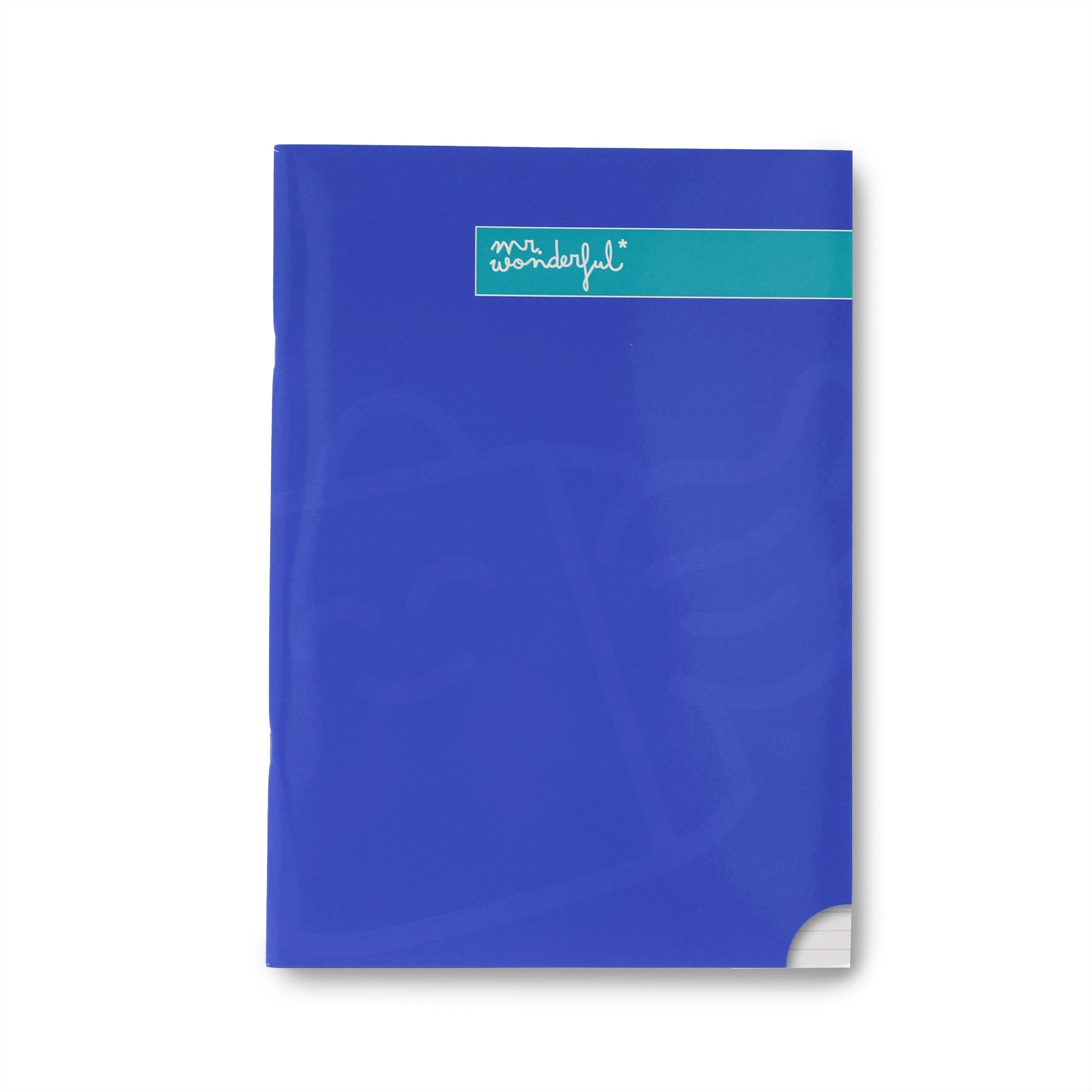 Blue A4 notebook 48 sheets - Lined paper