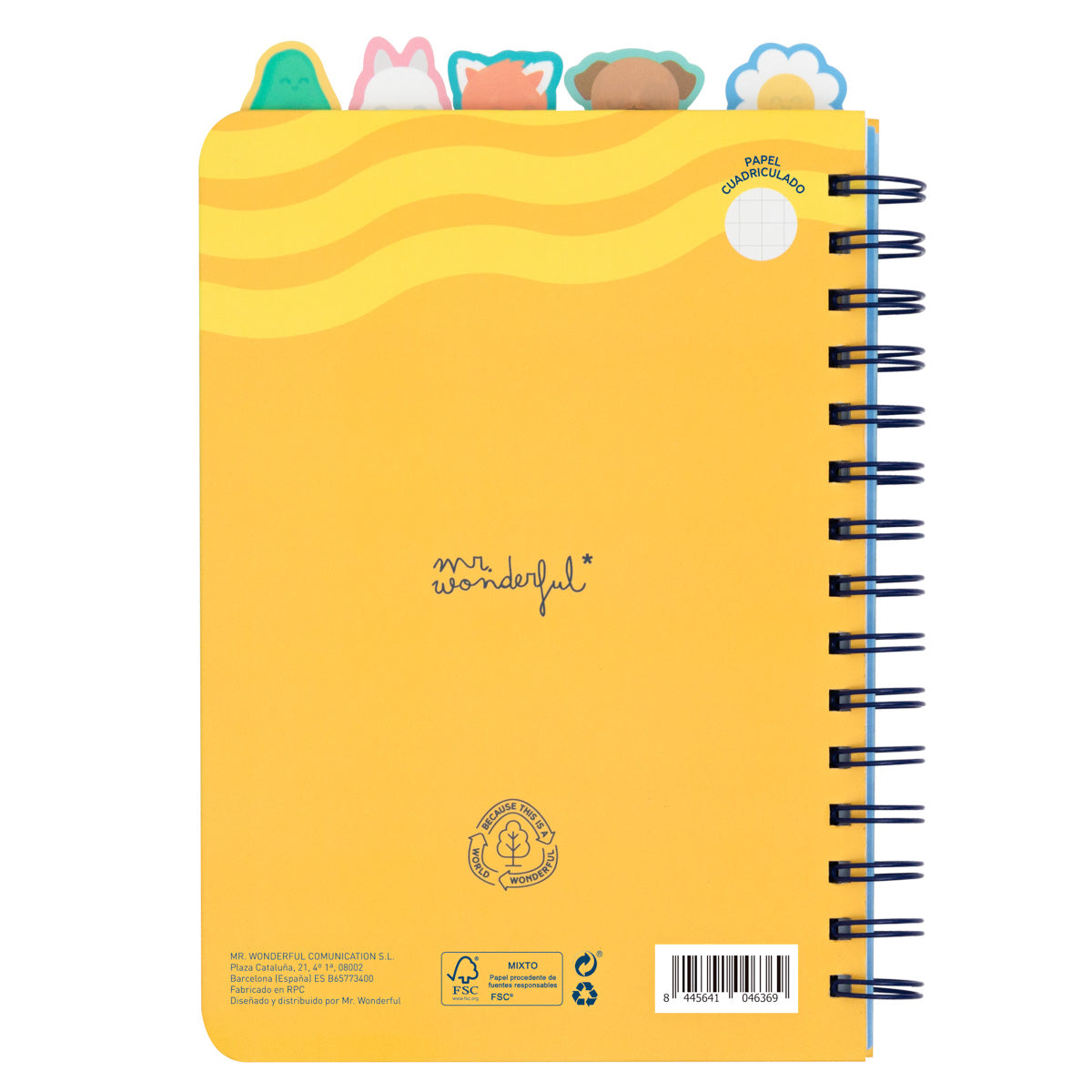 Libreta A5 con separadores - A grandes metas, grandes planes.