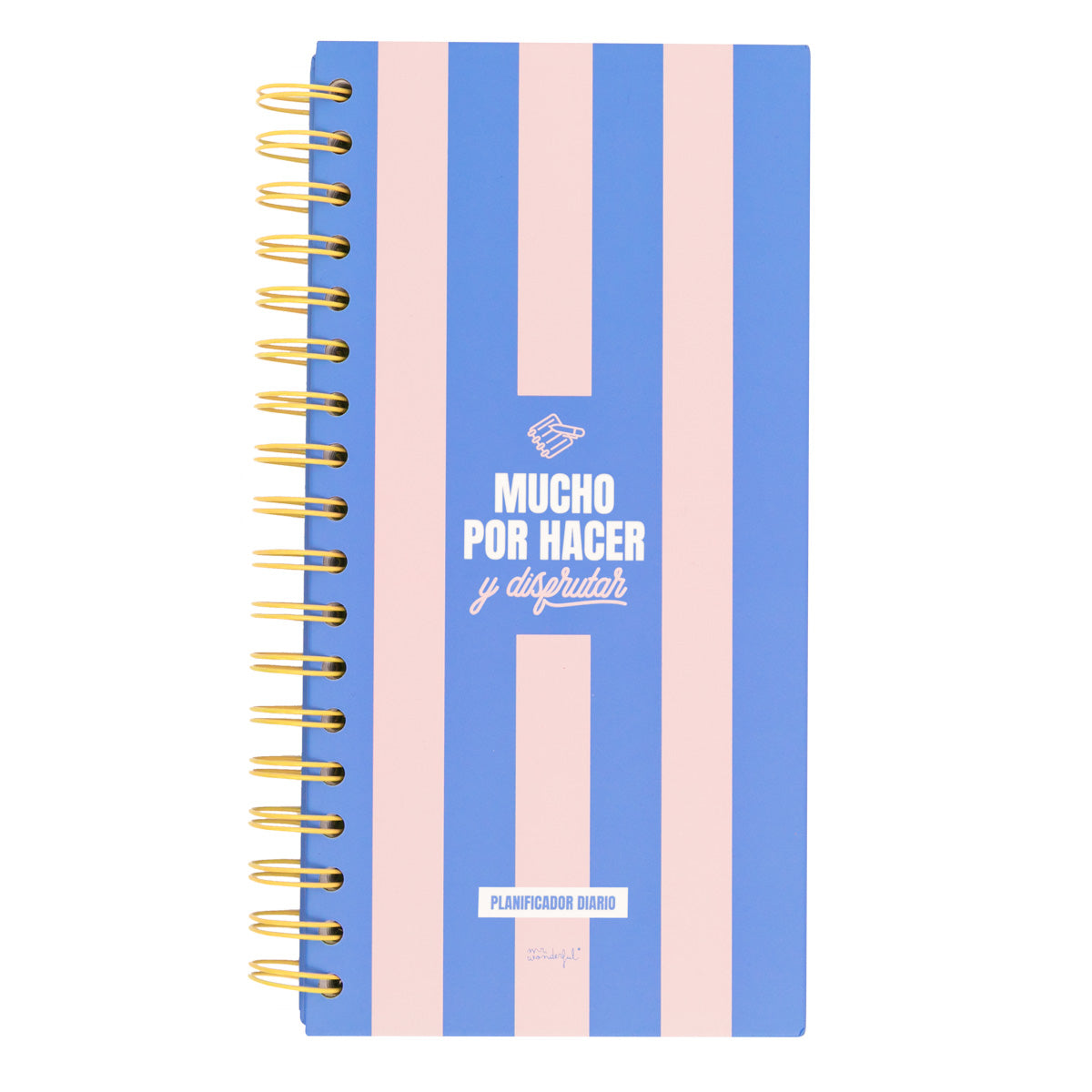 Planificador diario rosa - Mucho por hacer y disfrutar
