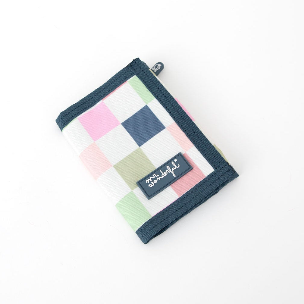 Monedero - Checkered print