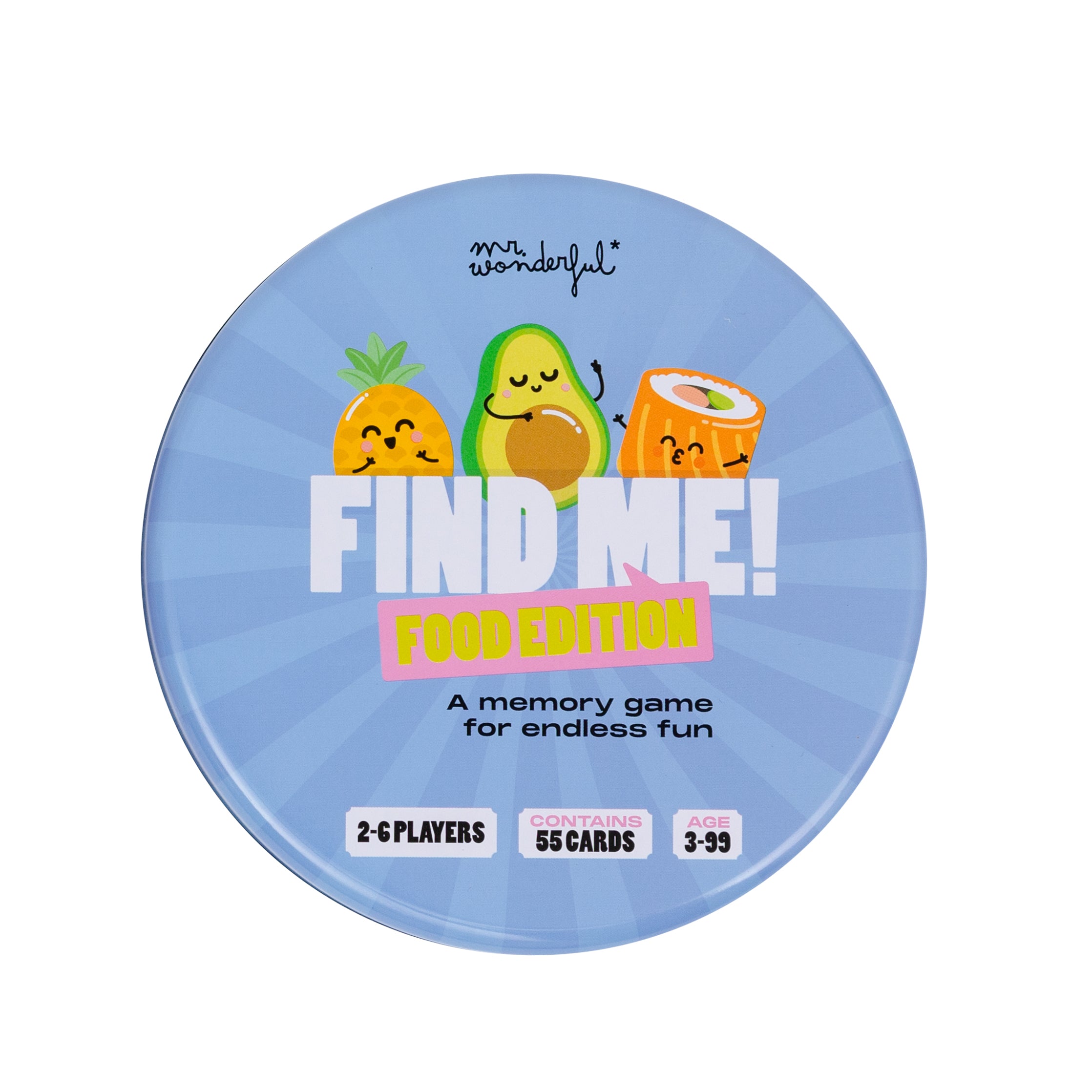 Card game - Find me! Food edition