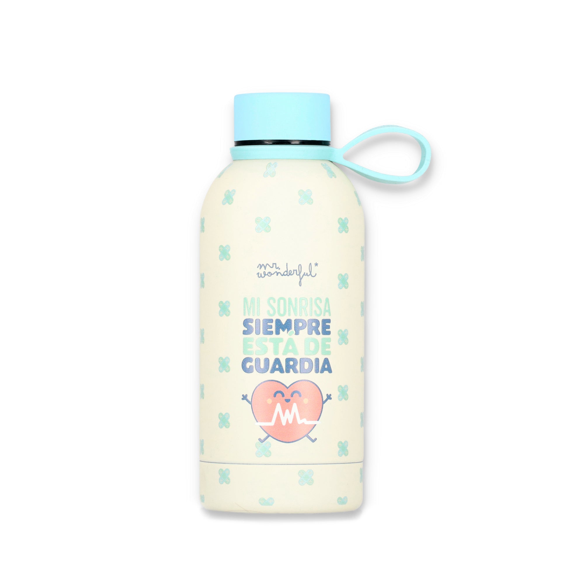 Garrafa térmica 350 ml - O meu sorriso está sempre em guarda