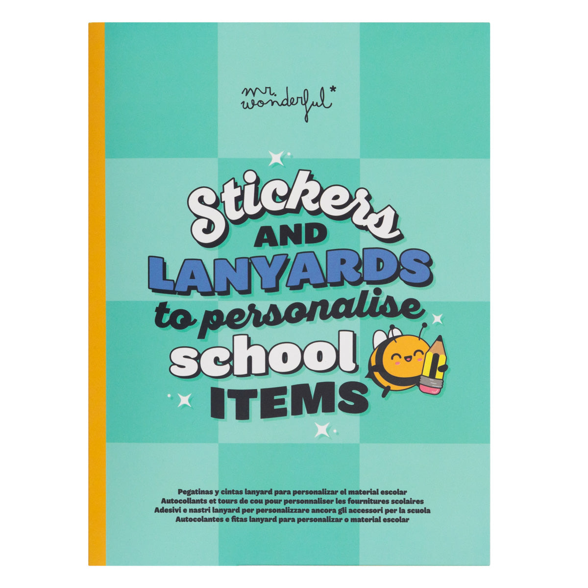 Stickers and lanyards to personalise school items
