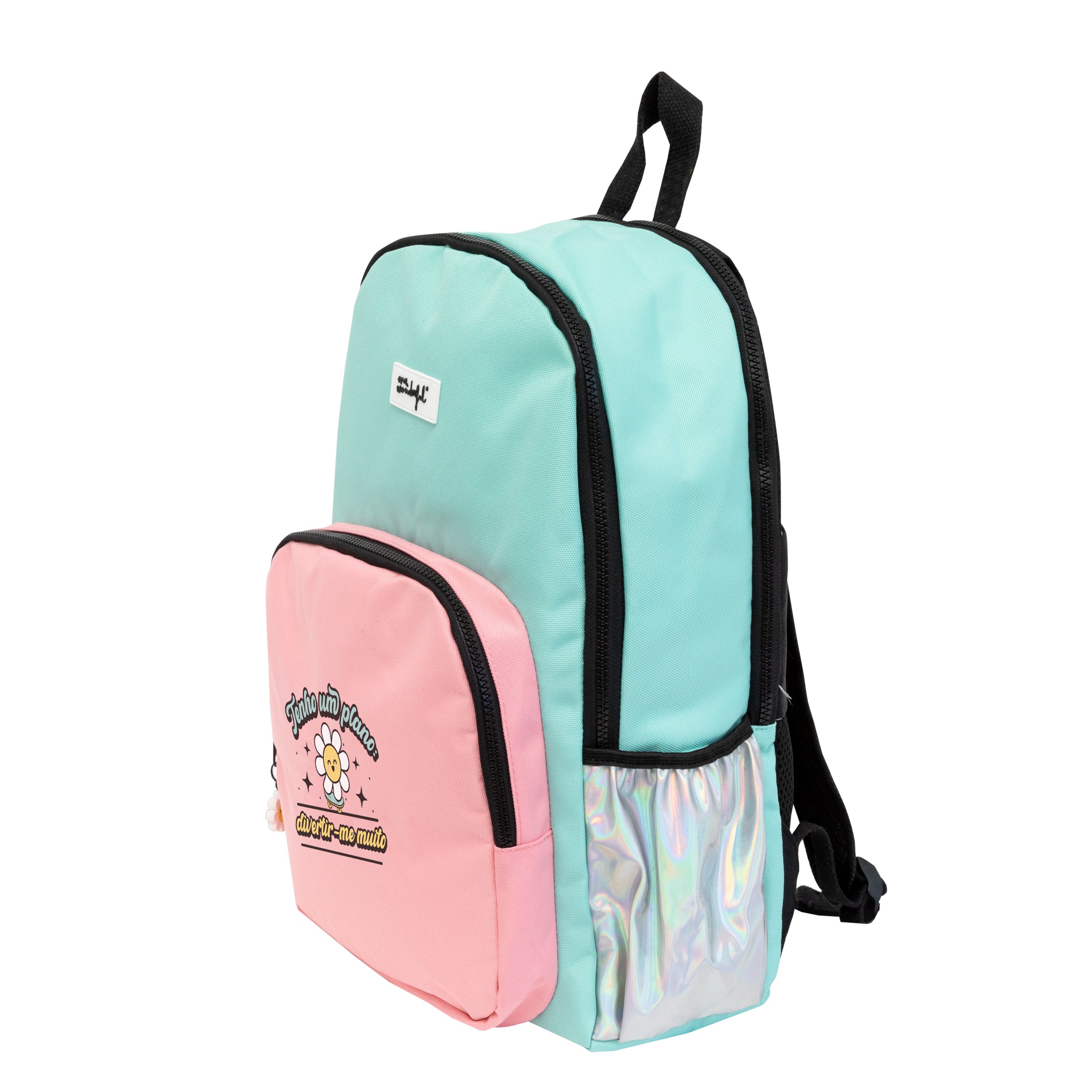 Mochila Wonder Margarida - Eu tenho um plano: me divertir - Eu tenho muito