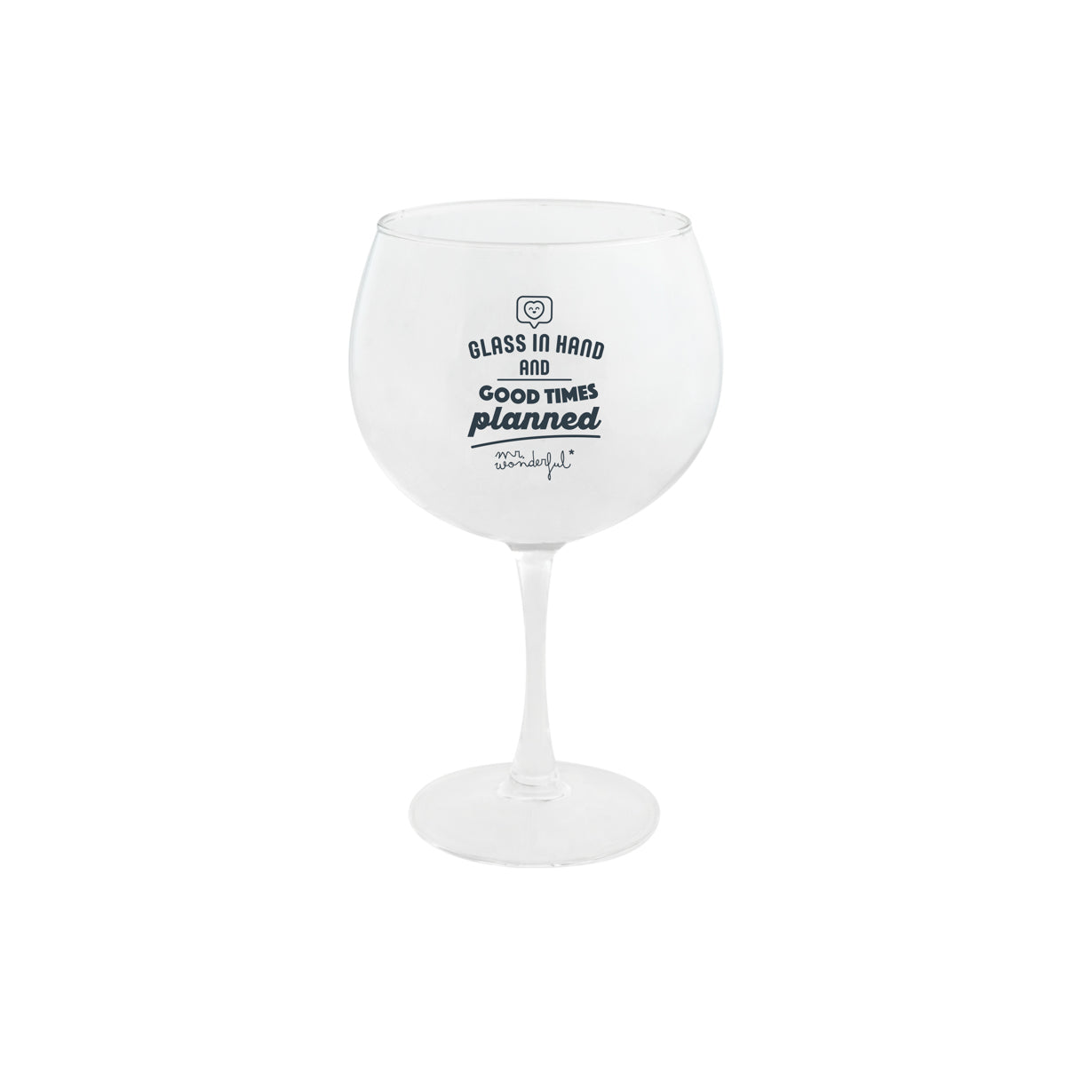 Balloon glass - Glass in hand and good times planned