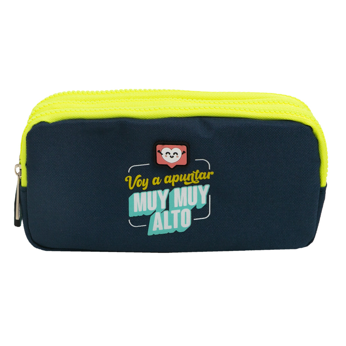 Estuche escolar triple Mr. Wonderful - Voy a apuntar muy muy alto