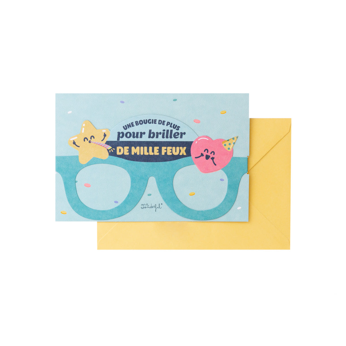 Carte d'anniversaire - A Bougie de plus pour briller de mille feux