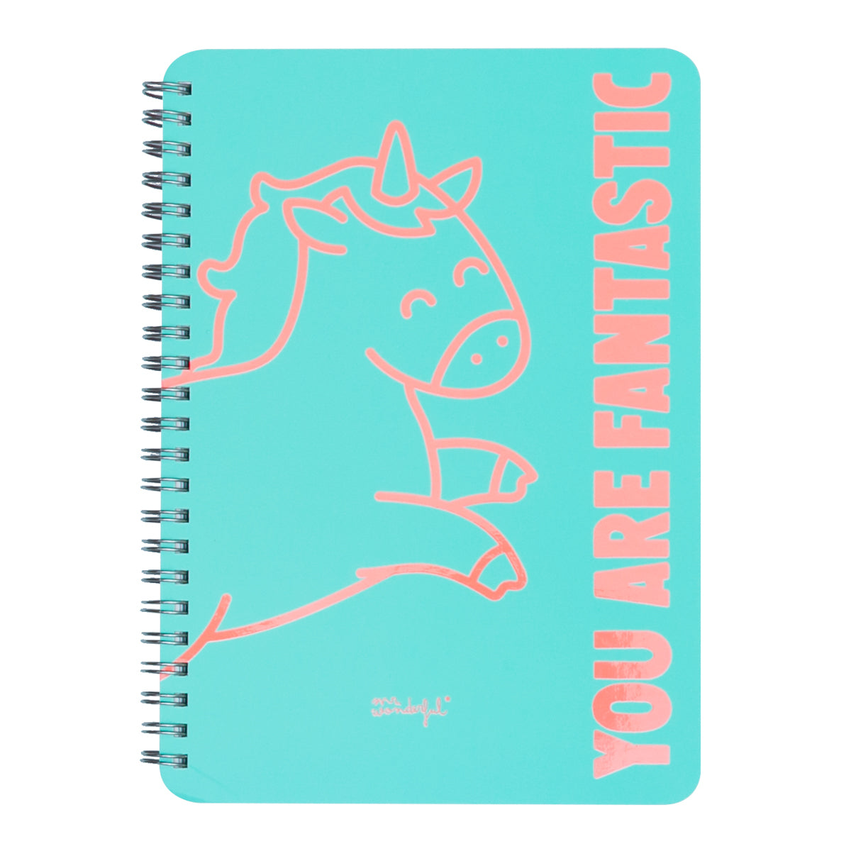 A5 notebook Unicorn mint - You are fantastic