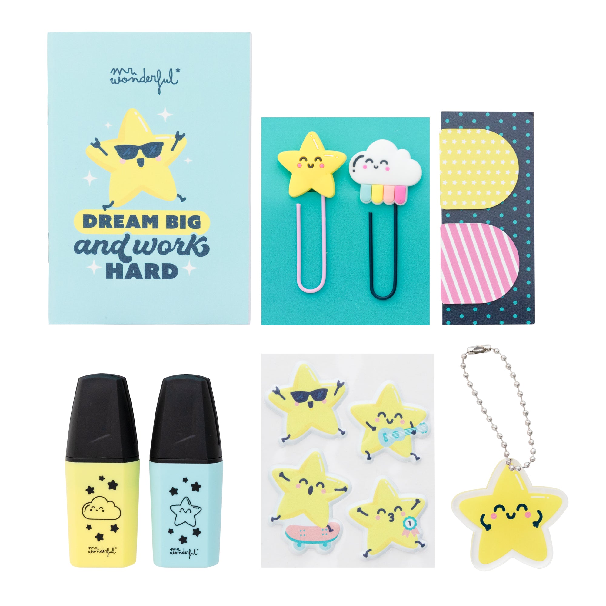 Kit para decorar tu agenda Mr. Wonderful - Make it nice