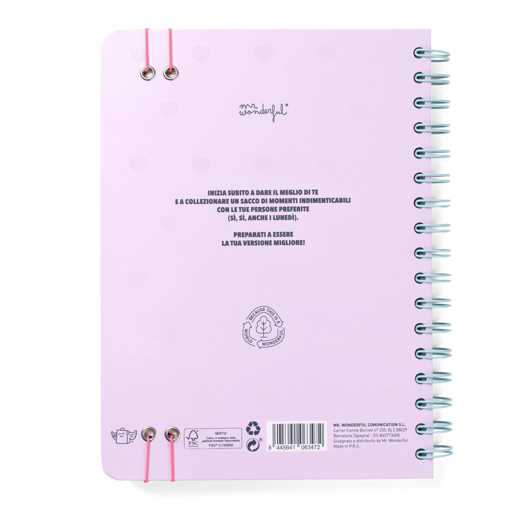 Diario scolastico Wonder 2025-26 Settimanale - Qualcosa di magico mi aspetta