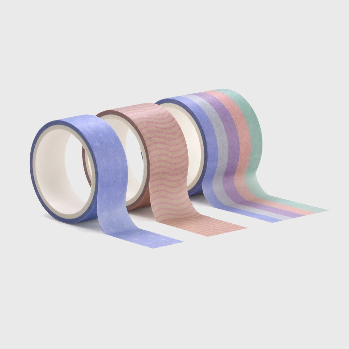 Set de 3 washi tapes Mr. Wonderful para decorar tu felicidad - Azul