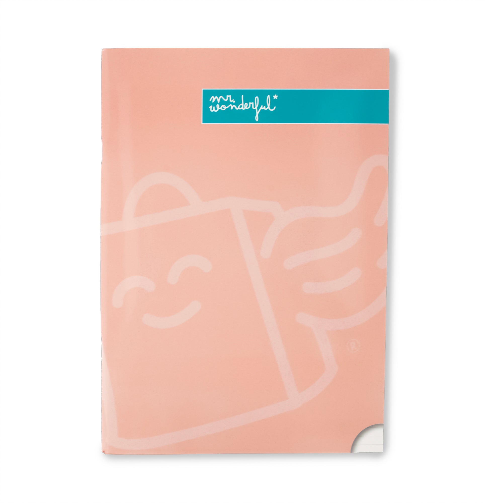 Pink A4 notebook 48 sheets - Lined paper