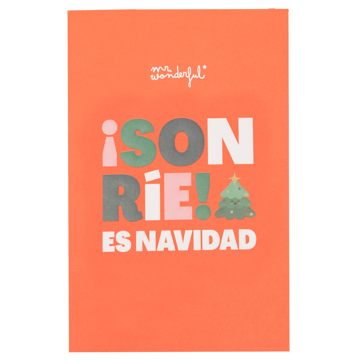 Postal Navidad - ¡Sonríe! Es Navidad.