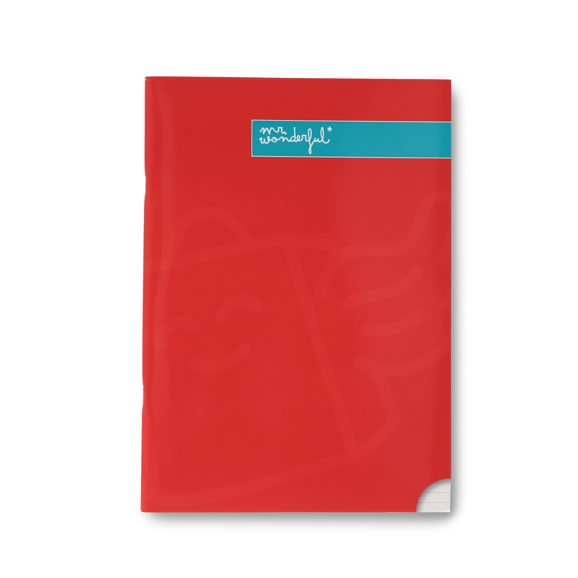 Red A4 notebook 48 sheets - Lined paper