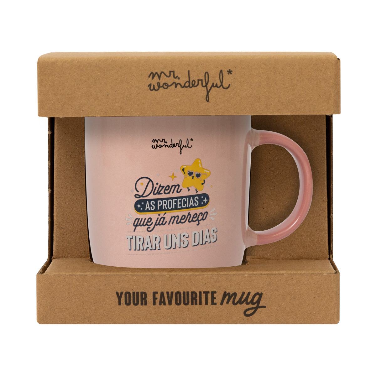 Caneca - Dizemos essas profecias que eu não mereço jogar fora por alguns dias.