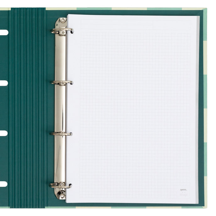 Carpeta con anillas y folios Cerezas - Imagina, escribe, logra