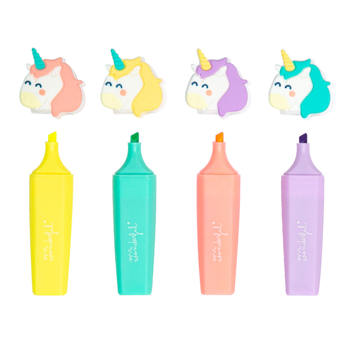 Trousse à crayons avec jeu de pinces à personnages + règle - Make it happen