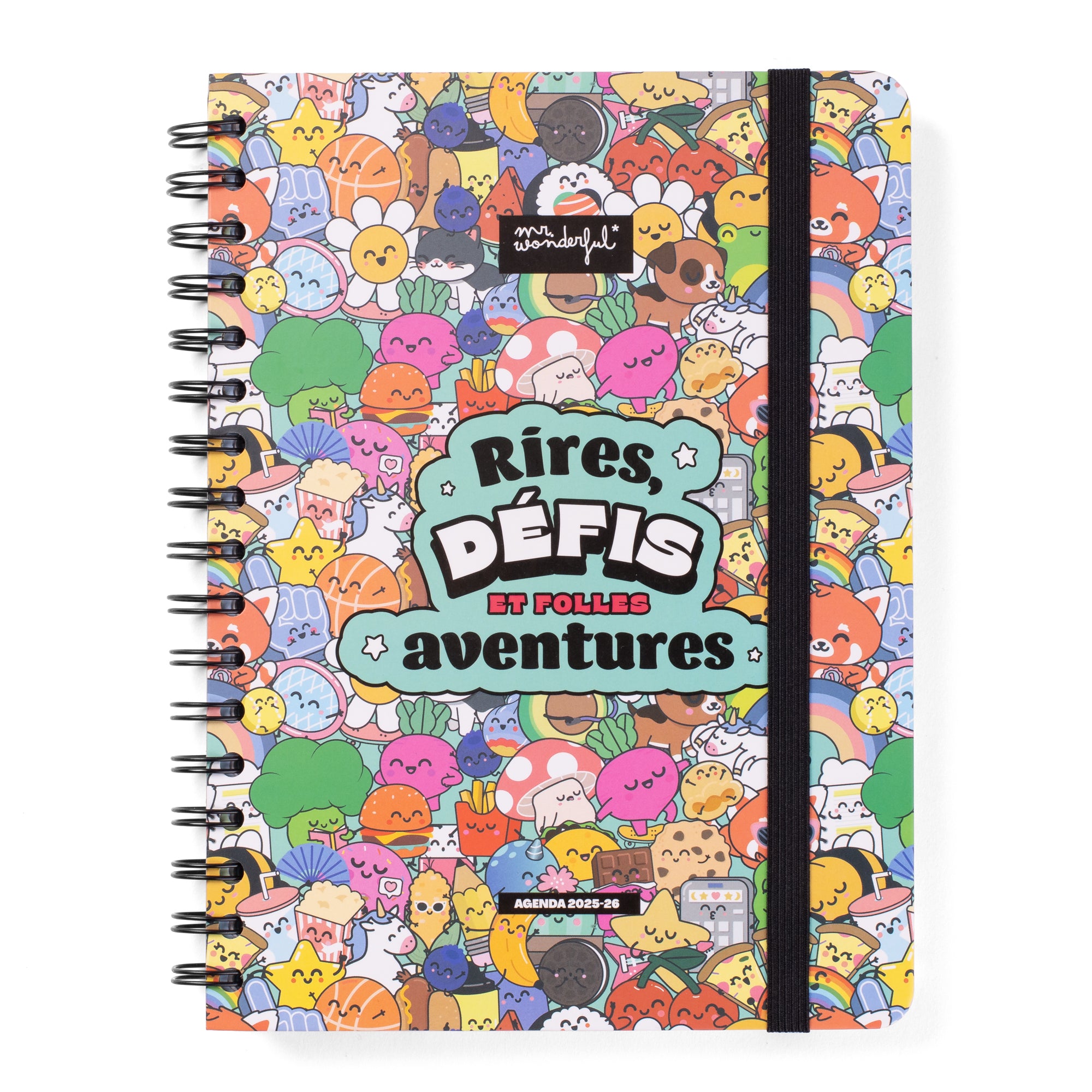 Agenda Bo-Bo 2025-26 Semainier - Rires, défis et folles aventures