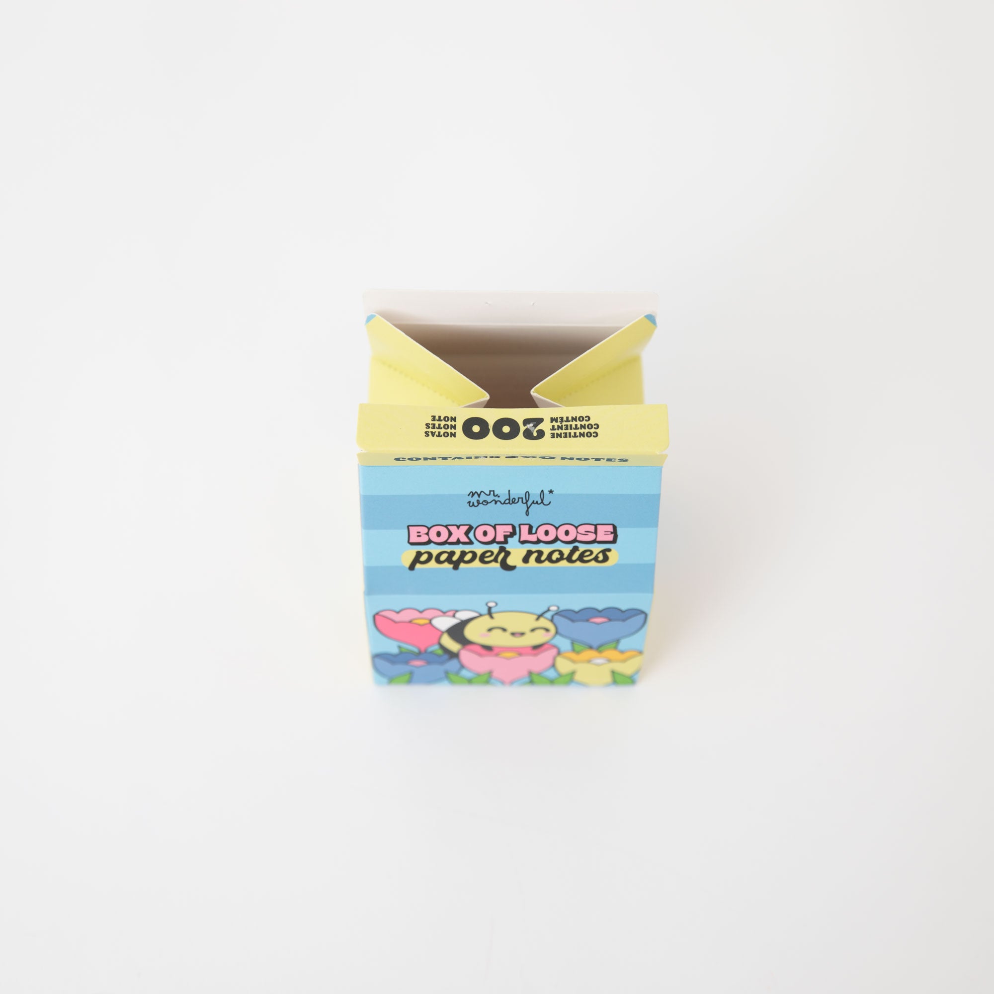 Cajita con notitas especiales y 4 diseños diferentes. Anécdotas y notas