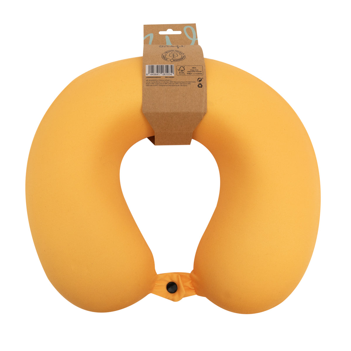 Oreiller de voyage - Jaune