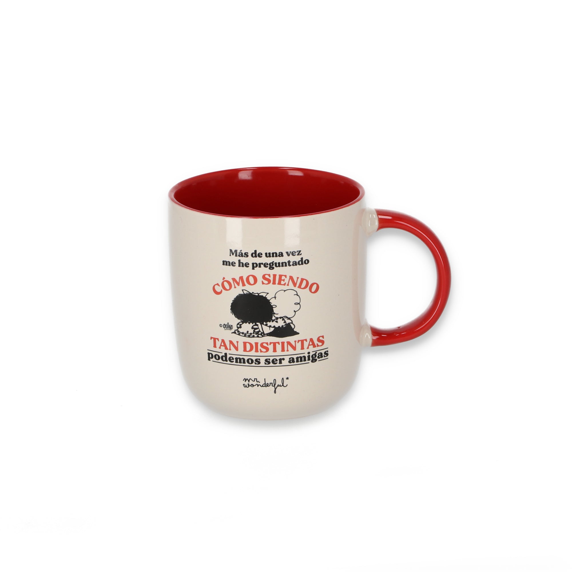 Taza Mafalda - Cómo siendo tan distintas podemos ser tan amigas