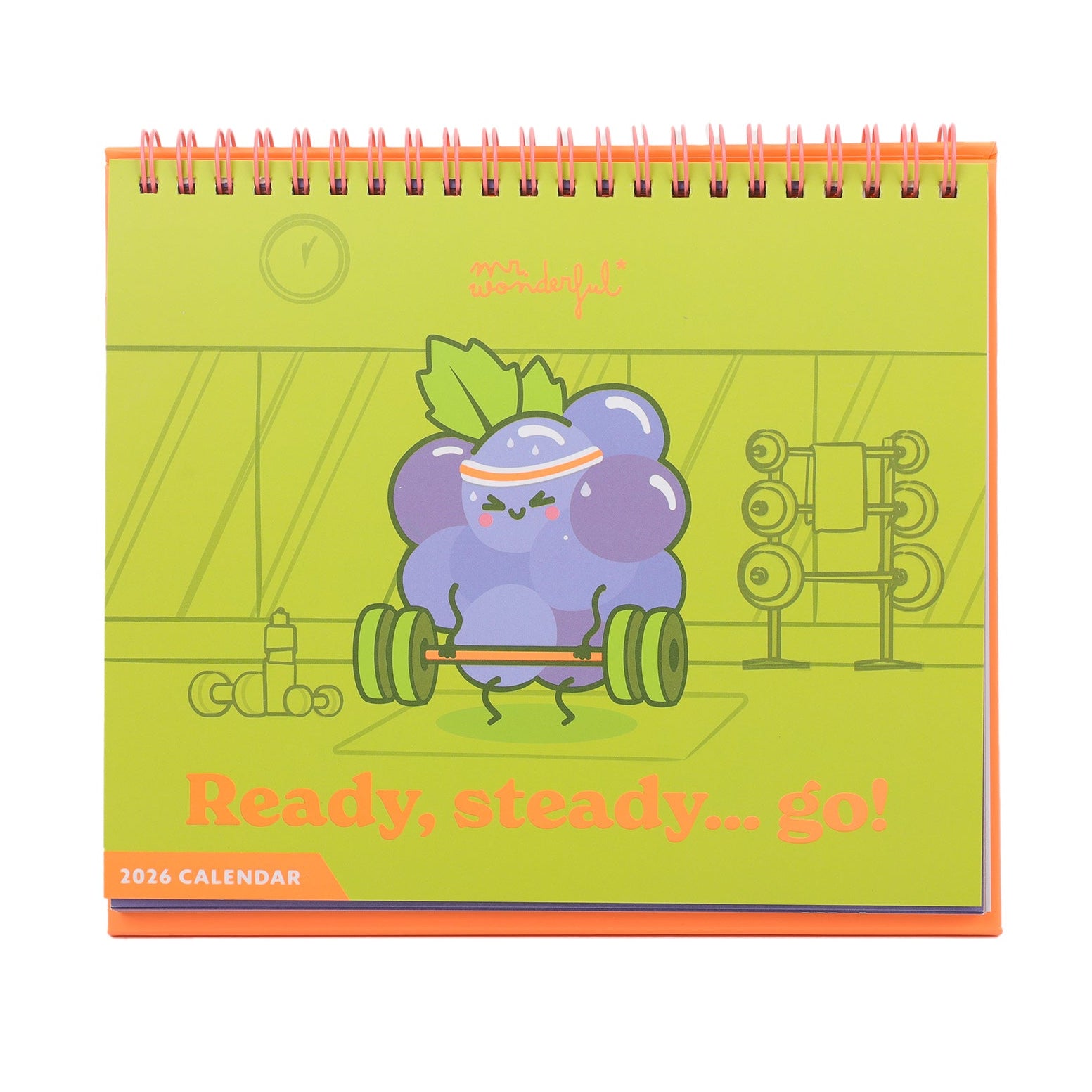 Calendario de sobremesa 2026 - Ready, steady... go! | Mr.Wonderful