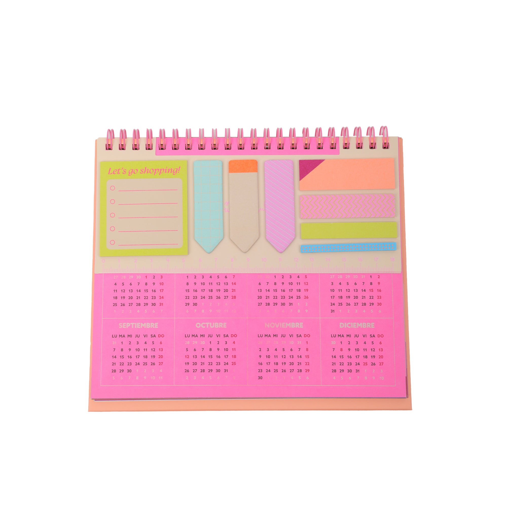 Calendario 2026 Mr. Wonderful de sobremesa con festivos de España y retos mensuales