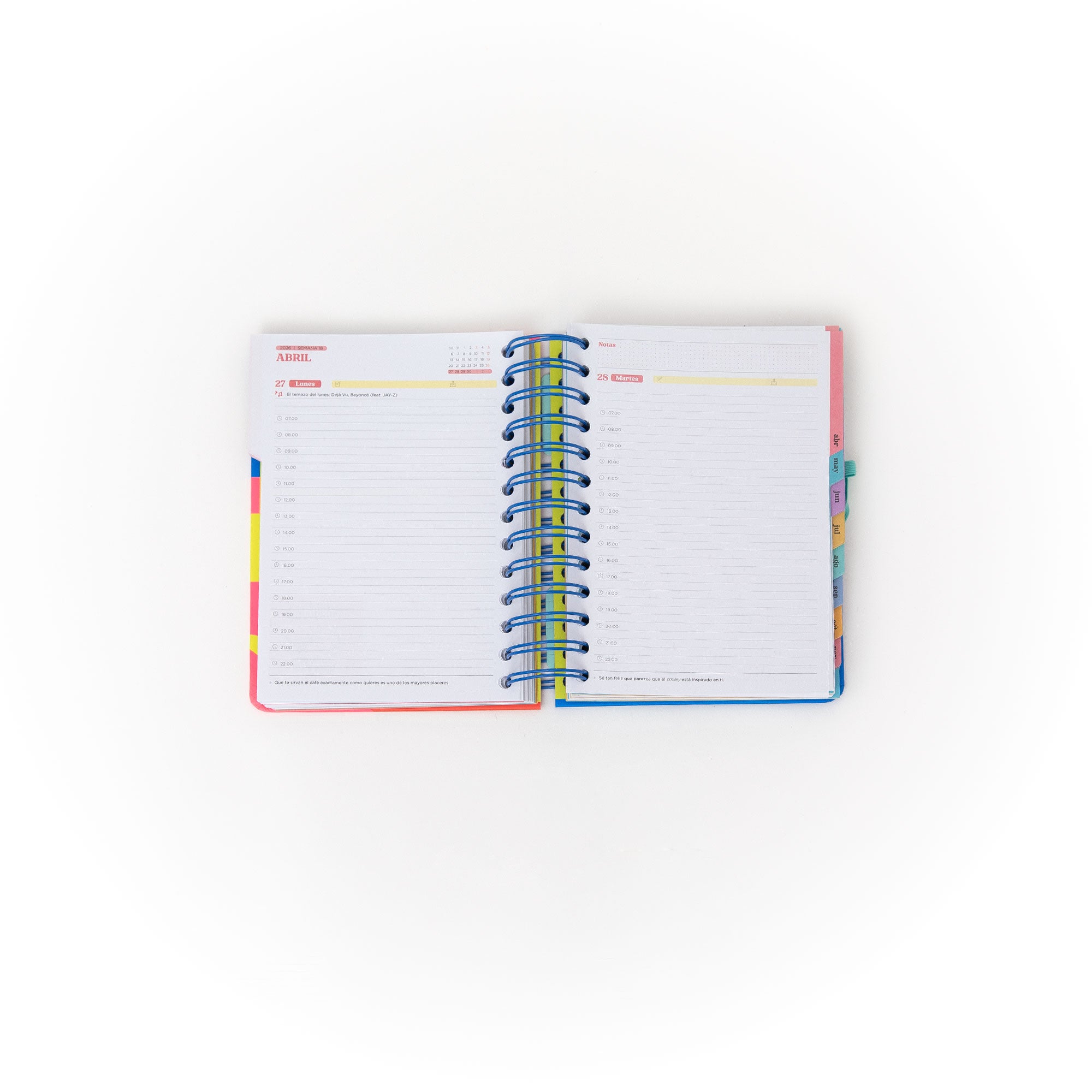 Agenda diaria 2026 pequeña de Mr. Wonderful