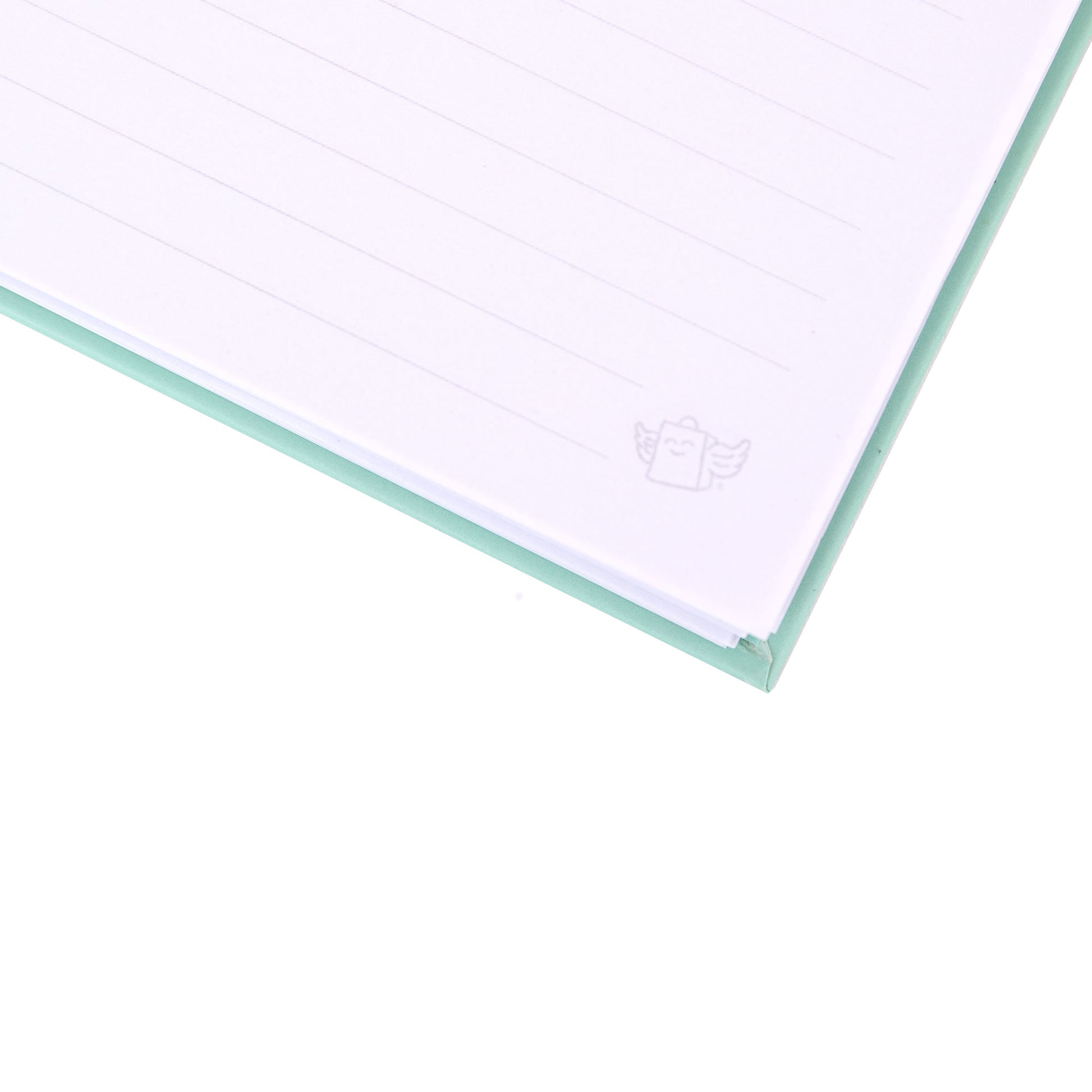 Libreta A5 Mr. Wonderful con charms verde