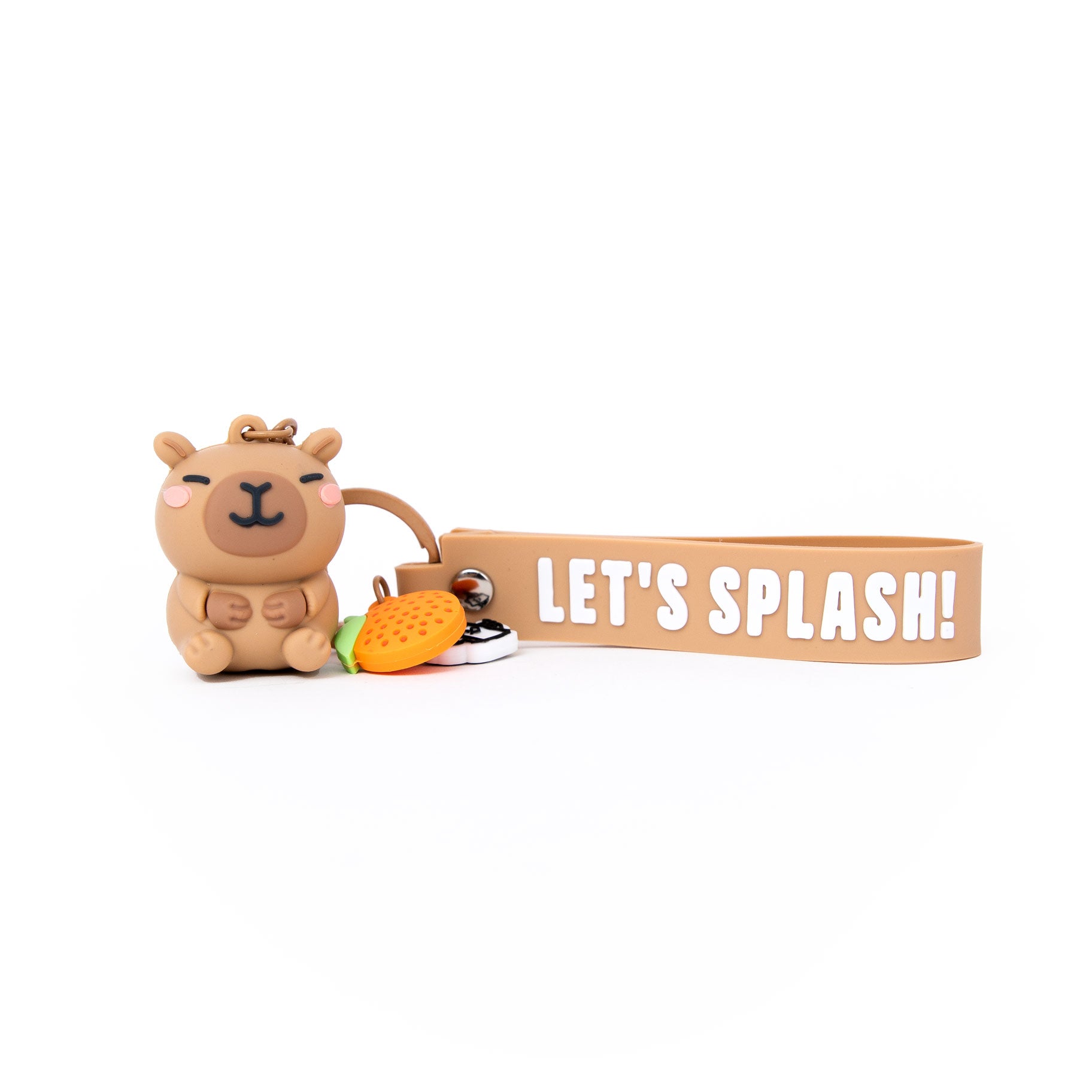Porte-clés avec pendentif Capybara – Let’s splash!