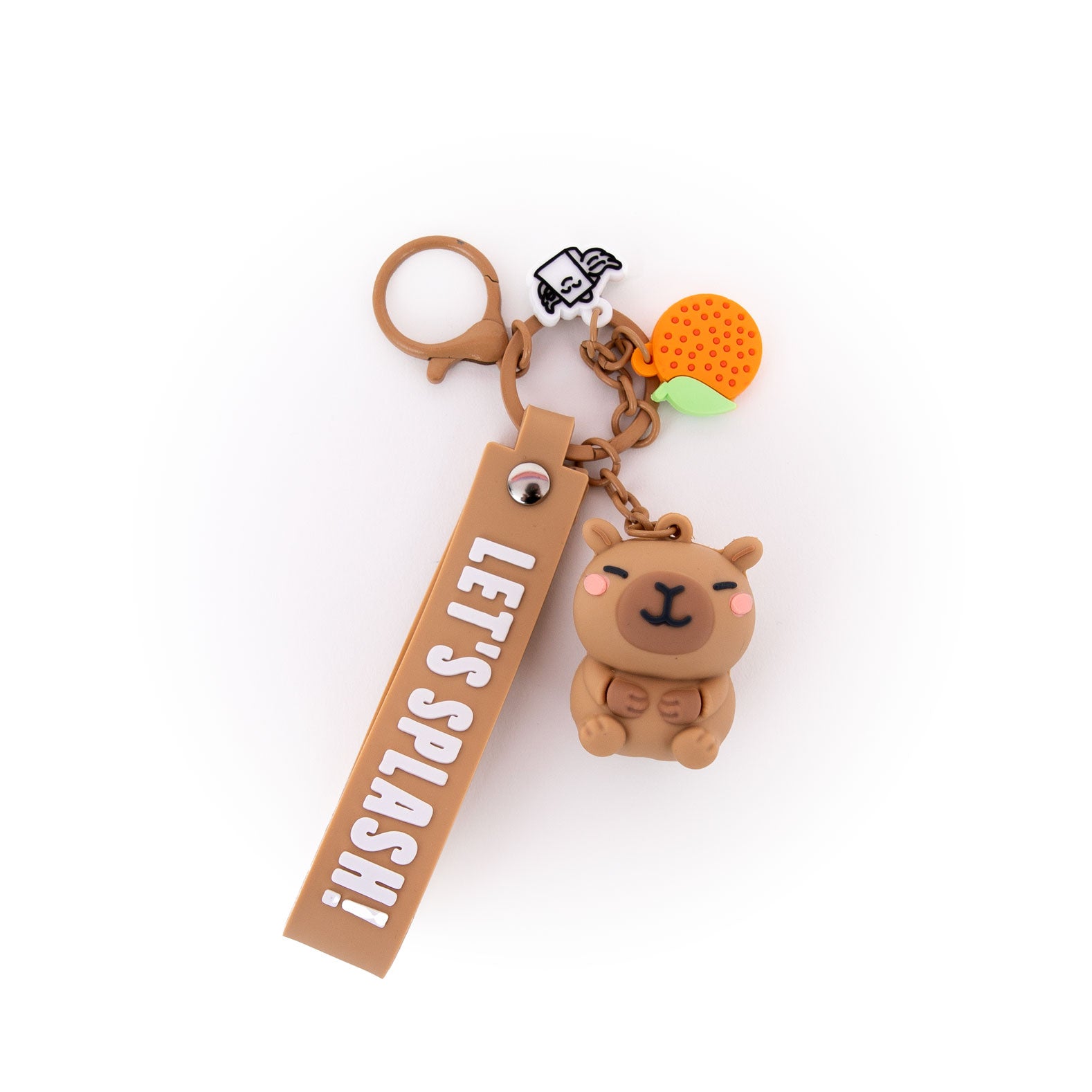 Porte-clés avec pendentif Capybara – Let’s splash!