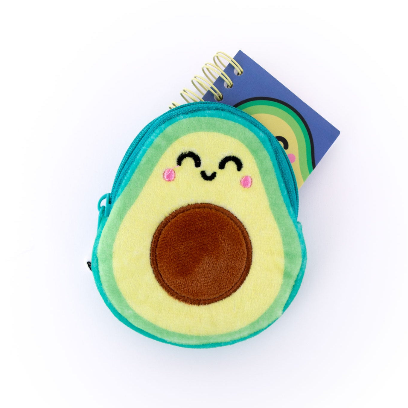 Monedero con llavero y minilibreta - Aguacate Mr. Wonderful