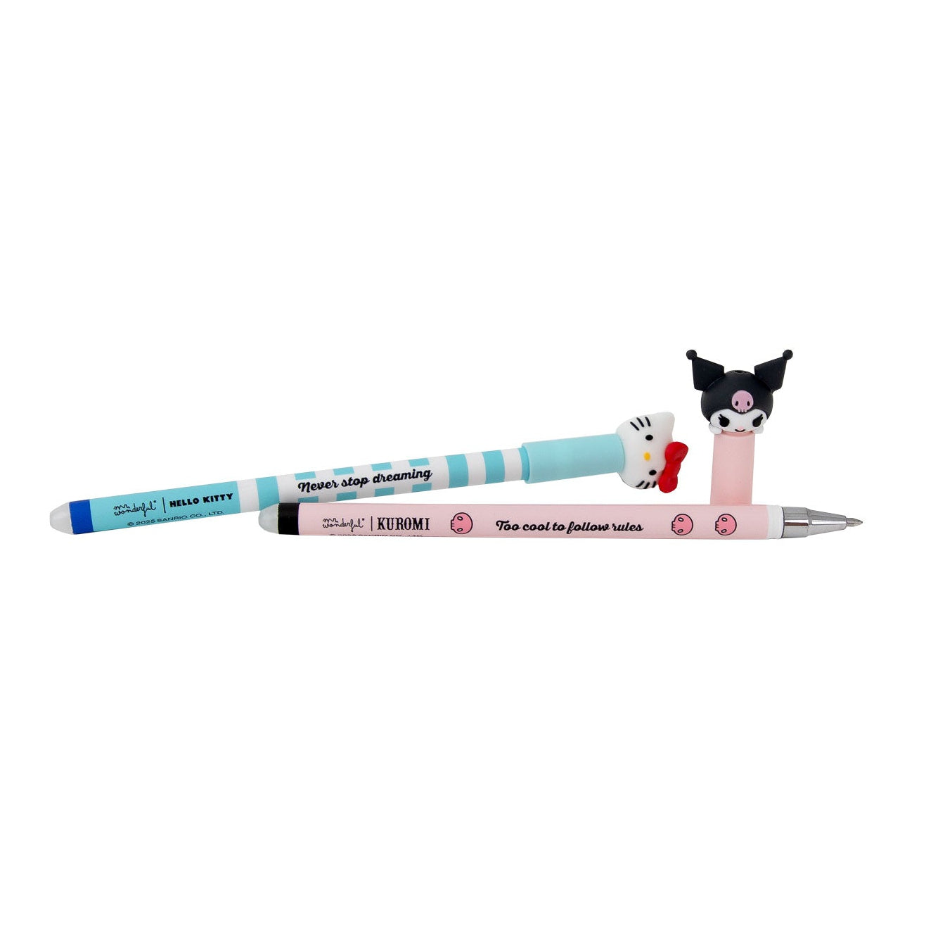 Bolígrafos borrables Bo-Bo Mr. Wonderful Hello Kitty y Kuromi