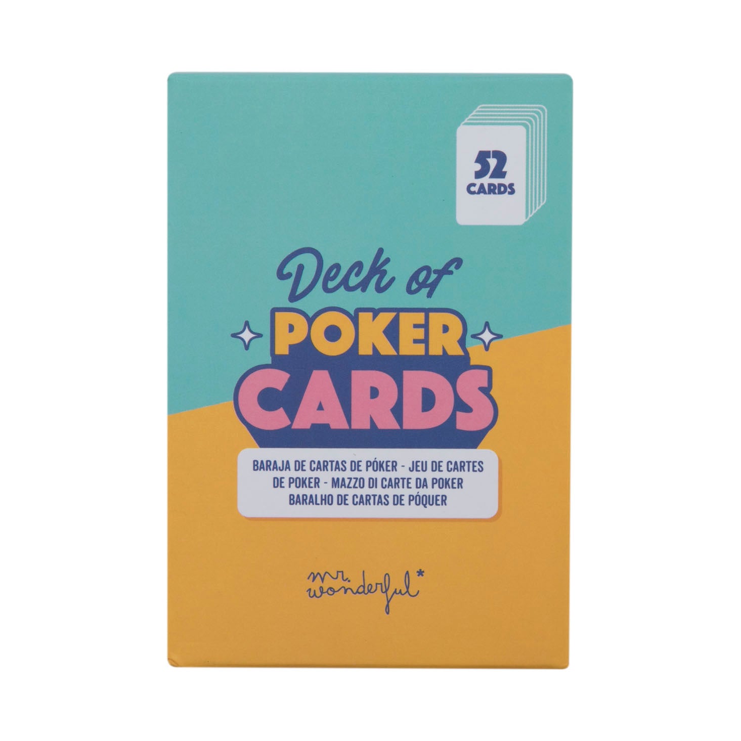 Deck of poker cards