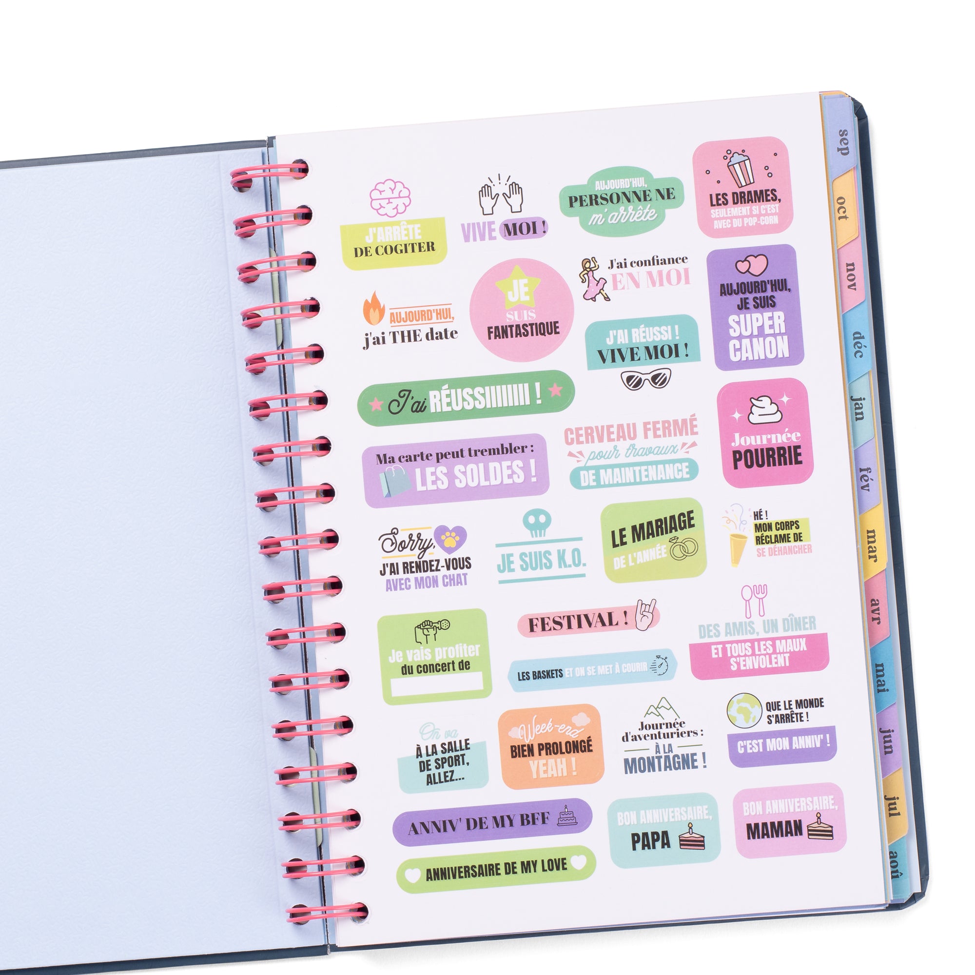Agenda Merveilleux 2025-26 Semainier - Des projets passionnants et une motivation maximale 
