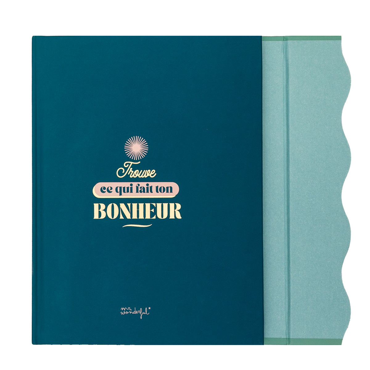 Cahier A5 avec fermeture magnétique - Trouve ce qui fait ton bonheur