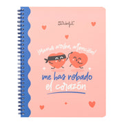 Libreta A5 - ¡Manos arriba, atención! Me has robado el corazón