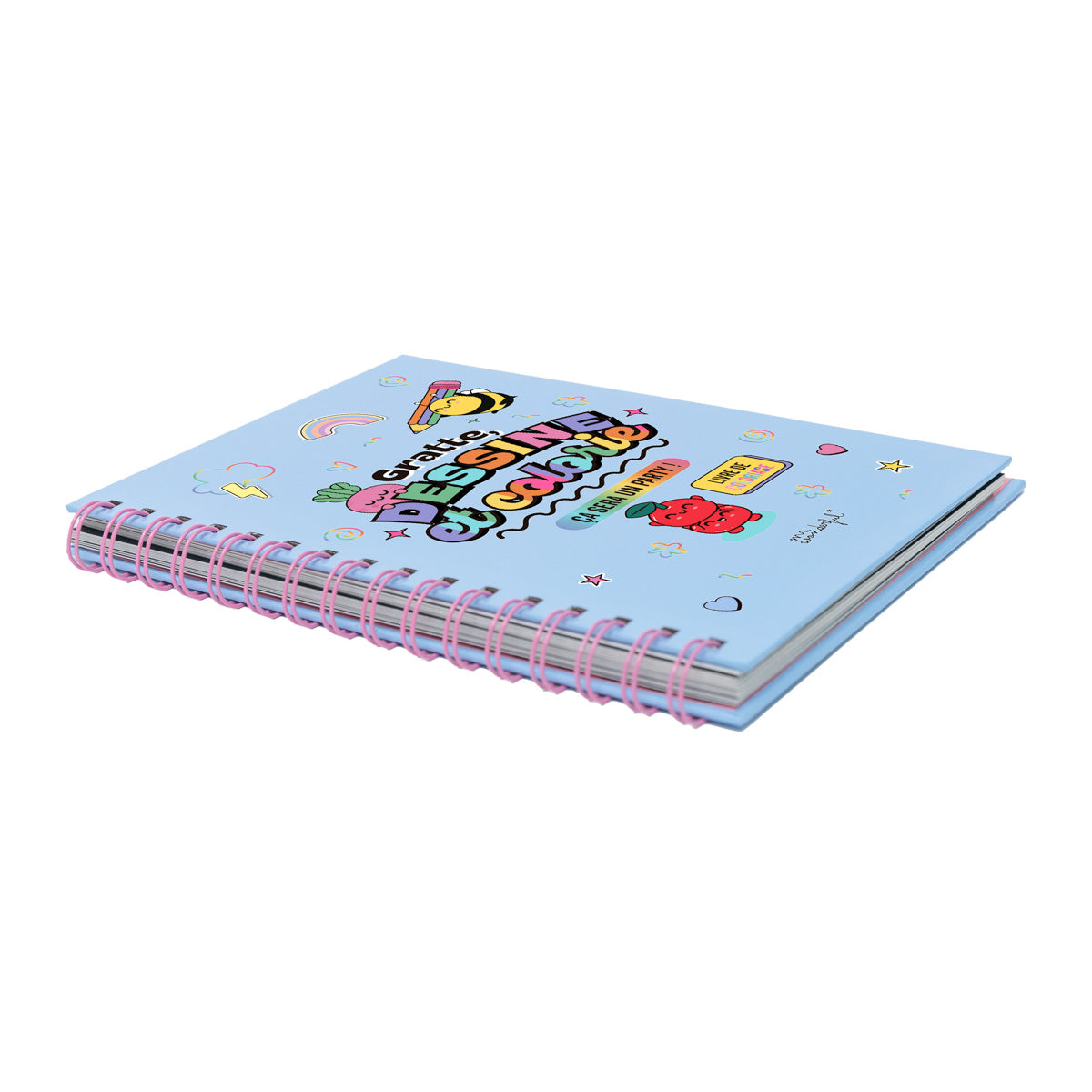 Livre de coloriage magique - Grattez, concevez et coloriez, ce sera hyper amusant ! 