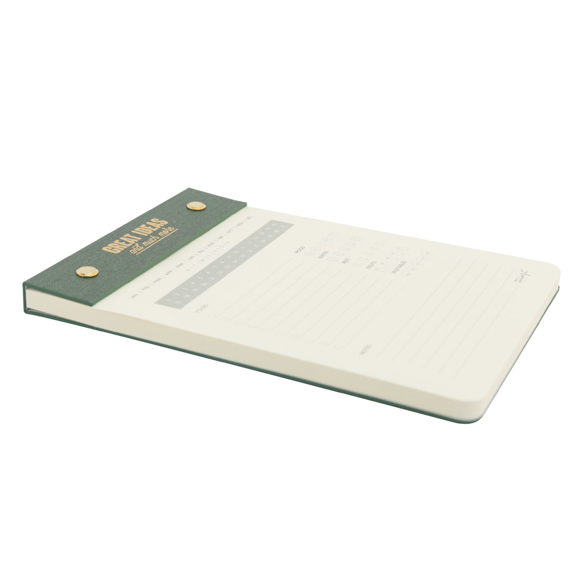 Green notepad - Great ideas and much more